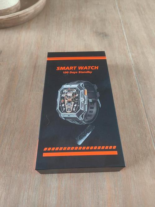 Stahlgear smartwatch, Sieraden, Tassen en Uiterlijk, Smartwatches, Nieuw, Android, Zilver, Afstand, Calorieverbanding, Conditie