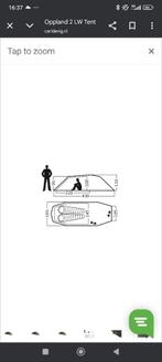 Nordisk tent 2P Oppland LW, Ophalen of Verzenden, Zo goed als nieuw, Tot en met 3