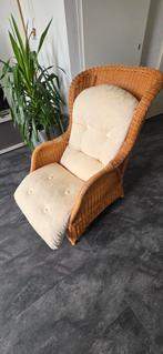 Rotan stoel, Huis en Inrichting, Ophalen, Eenpersoons, Zo goed als nieuw, Minder dan 150 cm