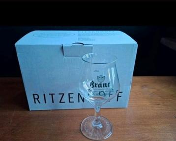 brand bier glas op voet 25cl (23st beschikbaar) nieuw  beschikbaar voor biedingen