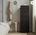 IKEA ladekast Malm met spiegelklep! 1x donkerbruin, Huis en Inrichting, 5 laden of meer, 25 tot 50 cm, 100 tot 150 cm, Minder dan 50 cm