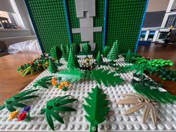 Lego partij boompjes bloemen struiken  blaadjes beschikbaar voor biedingen