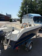 Leuke console boot Uttern + Yamaha 9.9 + Trailer, Ophalen, Gebruikt, Tot 10 pk, 3 tot 6 meter