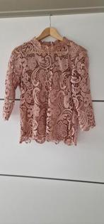 Schattige kanten blouse oud roze - M38, Kleding | Dames, Blouses en Tunieken, Ophalen of Verzenden, Nieuw, Maat 38/40 (M), Roze