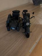 Schuco Zundapp ks750 met zijspan luftwaffe die cast, Overige merken, 1:50 of kleiner, Overige typen, Nieuw