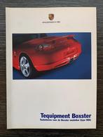 Brochure Porsche Boxster 986 Tequipment 2004 Nederlandstalig, Boeken, Porsche, Ophalen of Verzenden, Zo goed als nieuw, Porsche