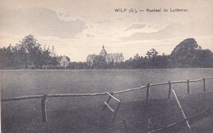 01499 Wilp - Kasteel de Lathmer - 1913, Verzamelen, Ansichtkaarten | Nederland, Ongelopen, Gelderland, Voor 1920, Verzenden