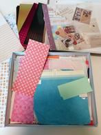 Scrapbook papier (doos vol), Hobby en Vrije tijd, Ophalen, Gebruikt, Papier of Karton, Overige merken