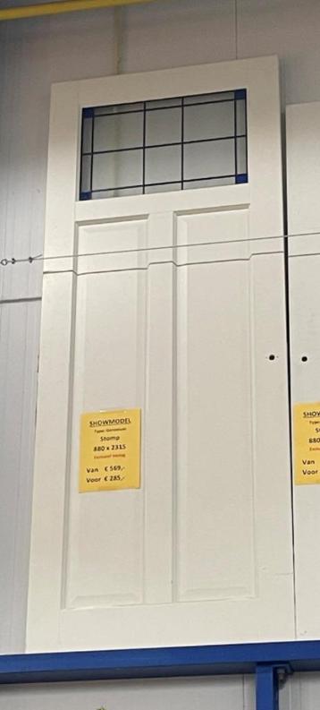 Mooie Binnendeur met Glas-in-Lood beschikbaar voor biedingen