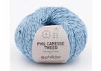 Phildar phil caresse tweed denim, Ophalen of Verzenden, Zo goed als nieuw, Breien, Wol of Garen