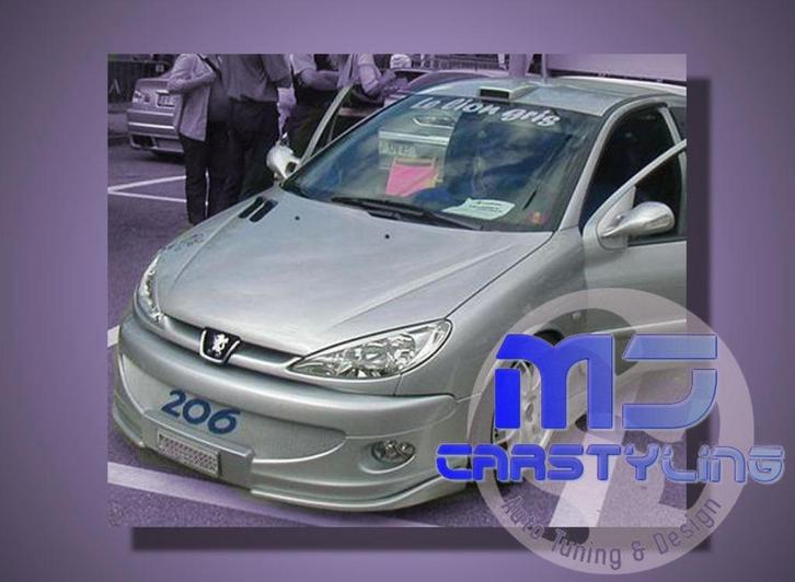 Peugeot 206 - Koplampspoilers, Auto diversen, Tuning en Styling, Ophalen of Verzenden