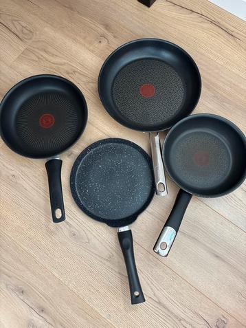 Tefal Koekenpannen + Gusta Pannenkoekenpan beschikbaar voor biedingen