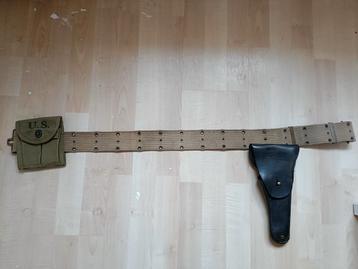 Us ww2 pistol belt beschikbaar voor biedingen