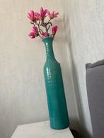 Vaas met bloemen, Huis en Inrichting, Woonaccessoires | Vazen, Ophalen, Zo goed als nieuw