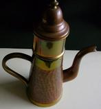 Antieke koperen koffiekan met deksel, Ophalen of Verzenden