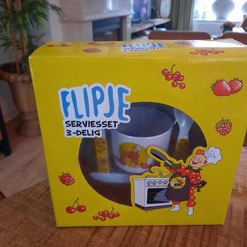 Flipje Servies Kunststof Nieuw in Doos beschikbaar voor biedingen