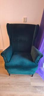 Ikea fauteuil strandmon donkergroen, Ophalen, Gebruikt, Ikea, Ikea.com