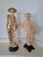 twee Chinese beelden, Ophalen