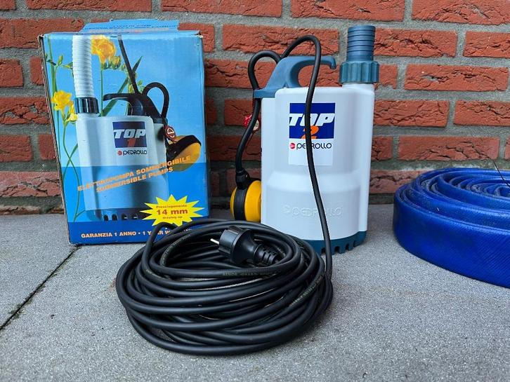 Dompelpomp Pedrollo TOP 2 vlotter (vlakzuiger pomp), Tuin en Terras, Waterpompen, Zo goed als nieuw, Elektrisch, Dompelpomp, Ophalen of Verzenden