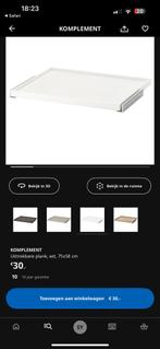 2x Uittrekbare Plank - KOMPLEMENT IKEA 75x58, Ophalen, Zo goed als nieuw