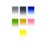Falcon Eyes Achtergrondpapier Set – 7x Kleurverloop, Ophalen, Nieuw, Achtergrond
