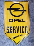 Opel service emaillen bord garage showroom decoratie borden, Reclamebord, Ophalen of Verzenden, Zo goed als nieuw