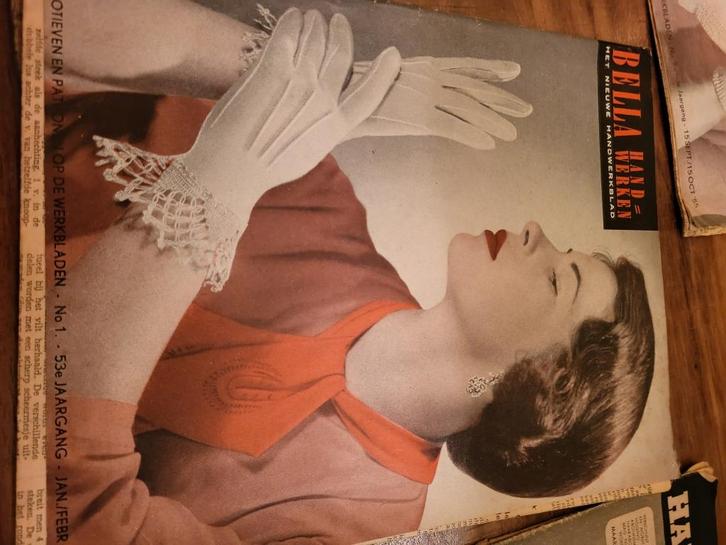 Vintage  handwerk tijdschriften jaren 50 en 60, Verzamelen, Kleding en Patronen, Gebruikt, Overige typen, Ophalen of Verzenden