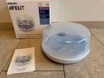 Philips Avent microwave sterilisator + fles & speen droogrek, Ophalen of Verzenden, Zo goed als nieuw, Sterilisator