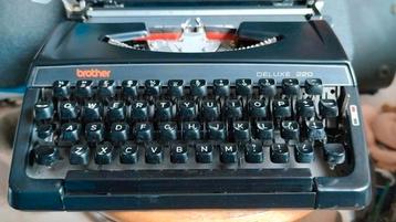TOPSTAAT Brother Deluxe 220 typemachine - portable - zwart  beschikbaar voor biedingen