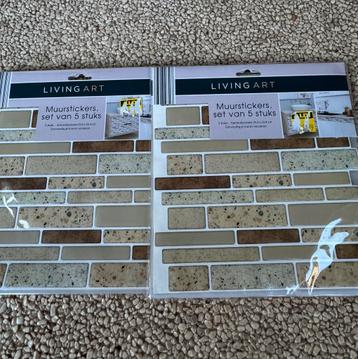 Decoratie stickers 2 x beschikbaar voor biedingen