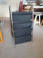 Lektuurrek magazine houder chroom retro vintage, Huis en Inrichting, Woonaccessoires | Krantenbakken en Lectuurbakken, Ophalen