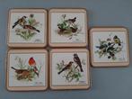 Vijf vintage Pimpernel onderzetters met vogels, Ophalen of Verzenden, Glas of Kopje