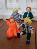 Poppenhuis poppetjes- Hema- 4 stuks - Verzend ook, Ophalen, Zo goed als nieuw, Poppenhuis