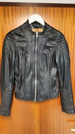 Goosecraft leren biker jack, Ophalen, Goosecraft, Zwart, Zo goed als nieuw