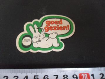 sticker strip konijn bril essel paris goed gezien! beschikbaar voor biedingen