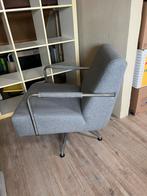 Grijze fauteuil (trendhopper), Huis en Inrichting, Fauteuils, Ophalen of Verzenden, Gebruikt, 75 tot 100 cm, Stof