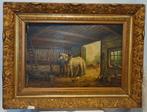 Oud paarden schilderij, Antiek en Kunst, Kunst | Schilderijen | Klassiek, Ophalen
