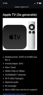 Apple TV 3e generatie in goede staat!, HDMI, Gebruikt, Ophalen of Verzenden