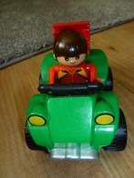 Duplo : Groene auto met Duplo poppetje / Quadwagen, Duplo, Ophalen of Verzenden, Zo goed als nieuw