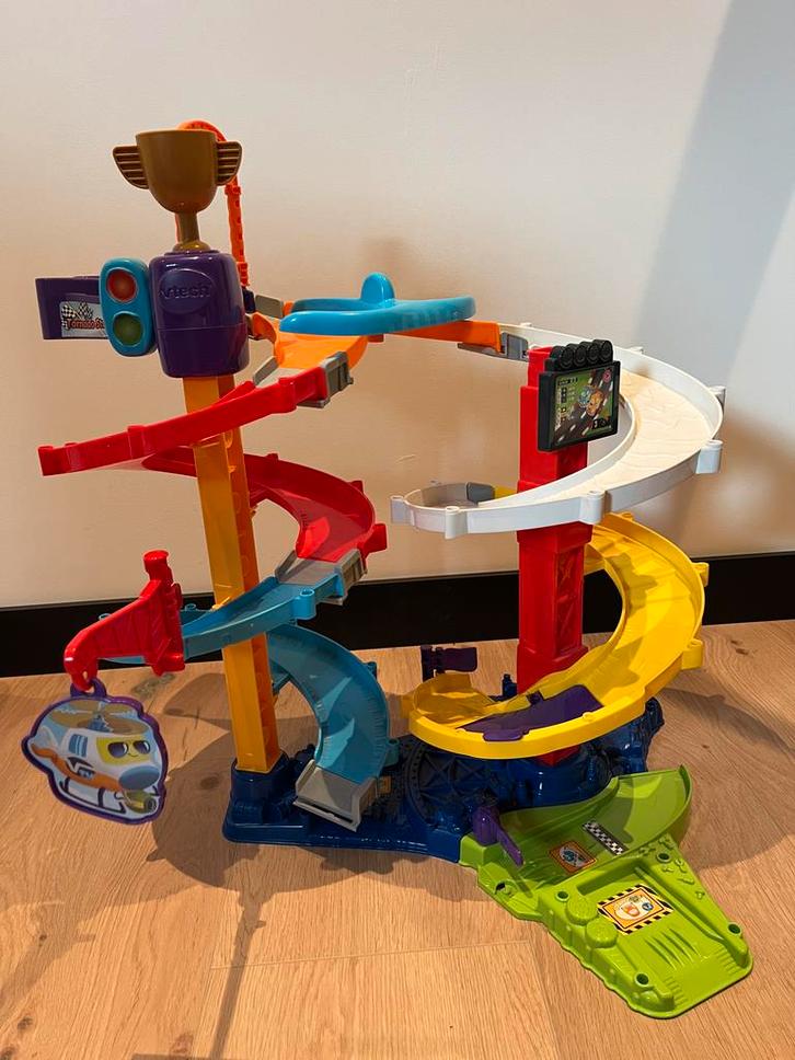 VTech Toet Toet Vroom Vroom Go Tornado Stuntpark, Kinderen en Baby's, Speelgoed | Vtech, Gebruikt, Ophalen