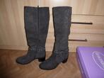 laarzen maat 40, Kleding | Dames, Ophalen, Hoge laarzen, Zo goed als nieuw, Grijs