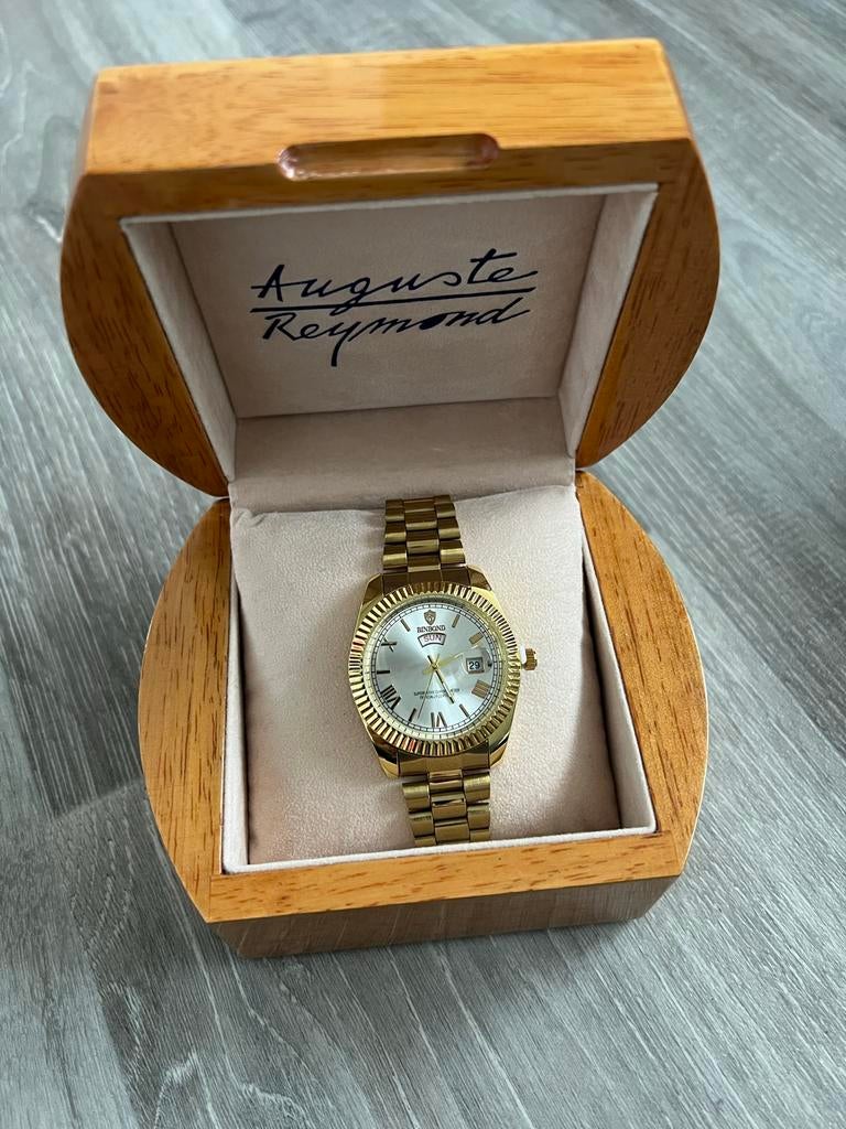 Goude Binbond Horloge - Uniseks - Nieuw in Doos, Sieraden, Tassen en Uiterlijk, Horloges | Heren, Overige merken, Polshorloge