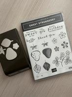 Stampin’Up Sweet Strawberry met pons, Ophalen of Verzenden, Zo goed als nieuw, Clearstamp