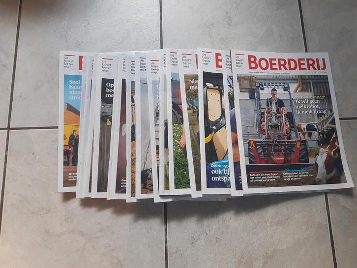 Weekblad de Boerderij 17 stuks, Boeken, Tijdschriften en Kranten, Zo goed als nieuw, Ophalen of Verzenden