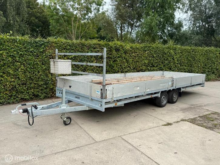 Hulco Plateauwagen 600x200, 3000kg, Auto diversen, Aanhangers en Bagagewagens, Gebruikt