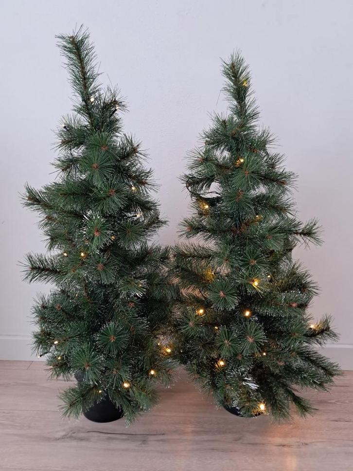Kerstbomen kunst, 2 stuks., Diversen, Kerst, Gebruikt, Ophalen of Verzenden