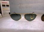 UNIEKE RAYBAN"S B&L 24 K VERGULD  G15 GROEN ECHT GEHARD GLAS, Ophalen, Zonnebril, Zo goed als nieuw, Ray-Ban