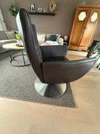 Woonkamerstoel (Draaibare fauteuil), Ophalen, Minder dan 75 cm, Leer, Zo goed als nieuw