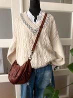 Heerlijk warme vintage wintertrui M/L/XL/XXL, Ophalen of Verzenden, Zo goed als nieuw, Maat 42/44 (L), Wit
