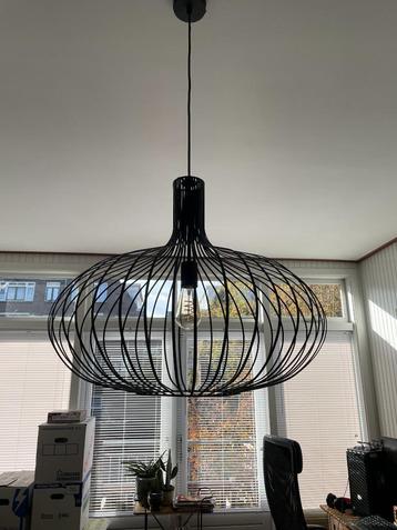 Grote zwart metalen hanglamp 63cm doorsnede beschikbaar voor biedingen